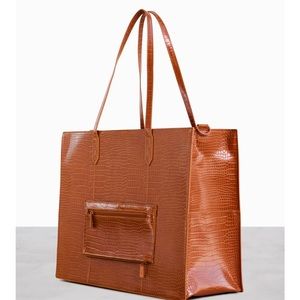 Beis Work Tote tag (cognac) still attached